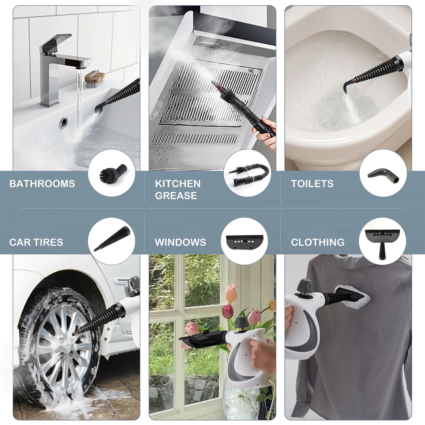Portable Pressurized Steam Cleaner