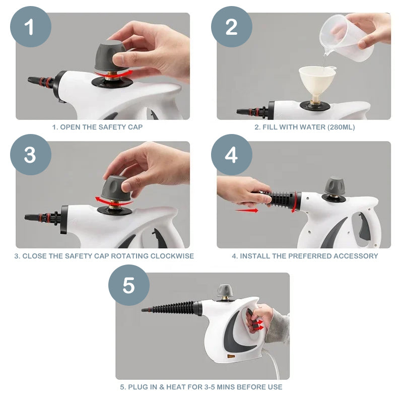 steam cleaner instructions | Grisoll